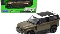 2020 Land Rover Defender Brown Metallic Diecast Model 1/24 by Welly – NEX Models Collectible