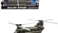 Authentic 1/60 Boeing CH-47 Chinook Diecast Model - US Army Olive Drab by New Ray