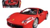 Ferrari 458 Italia Red 1/24 Diecast Model Car by Bburago - Perfect Collectible Gift