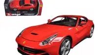 Ferrari F12 Berlinetta Red 1/24 Diecast Model Car by Bburago - Perfect Collectible for Car Enthusiasts