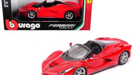 Ferrari LaFerrari F70 Aperta Red 1/24 Diecast Model Car by Bburago - Premium Collectible