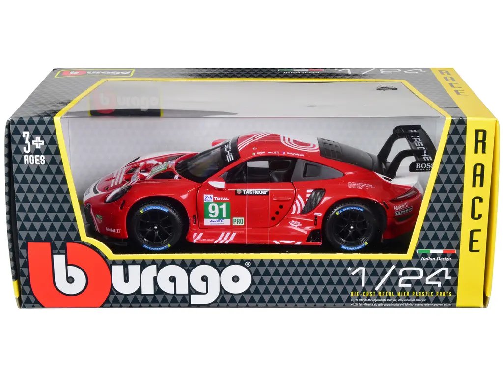 Buy Porsche 911 RSR #91 Le Mans 2020 1/24 Diecast Model by Bburago 2 Buy Porsche 911 RSR #91 Le Mans 2020 1/24 Diecast Model by Bburago - Image 2