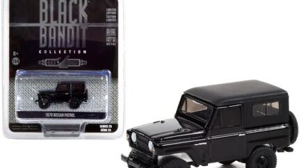 1970 Nissan Patrol "Black Bandit" Series 25 1/64 Diecast Model Car by Greenlight