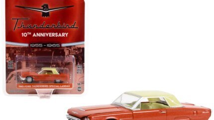 1965 Ford Thunderbird Special Landau Ember-Glo Metallic with Cream Top and Interior "10th Anniversary" "Anniversary Collection" Series 15 1/64 Diecast Model Car by Greenlight