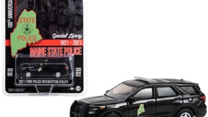2021 Ford Police Interceptor Utility Diecast - Maine State Police 100th Anniversary Edition by Greenlight