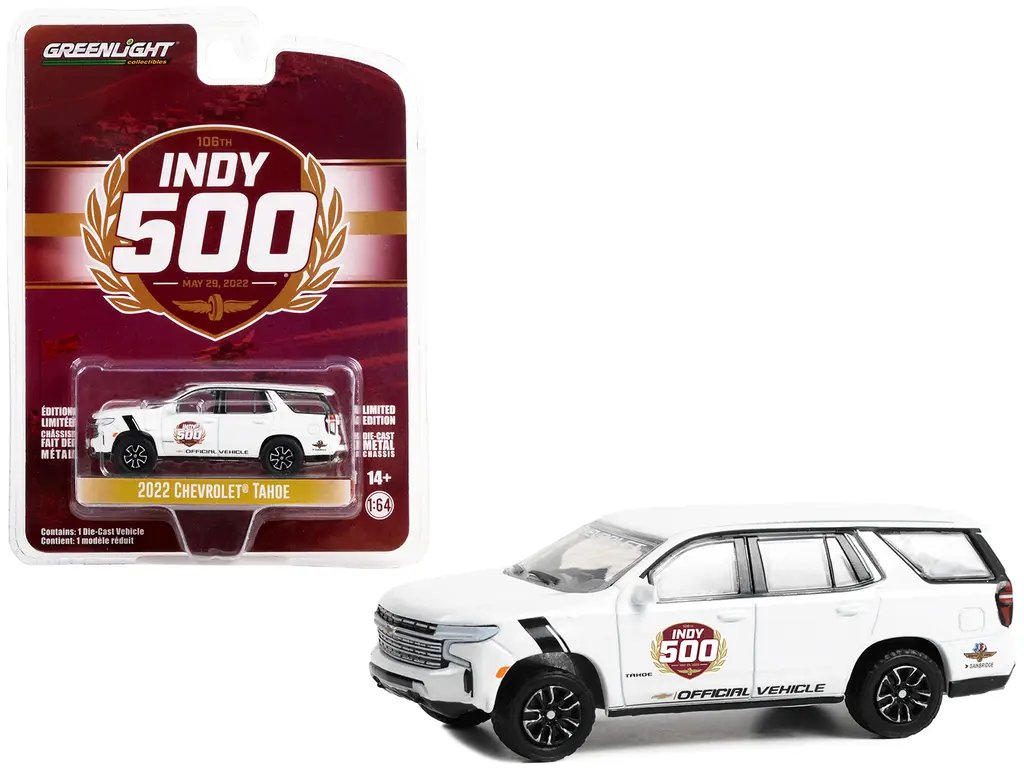 2022 Chevrolet Tahoe Indy 500 Diecast Model – Greenlight Anniversary Series 15
