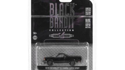 1978 Chevrolet El Camino Super Sport Black Bandit 1/64 Diecast Model by Greenlight