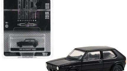 1980 Volkswagen Rabbit Widebody Diecast Model - Black Bandit Series 28 by Greenlight