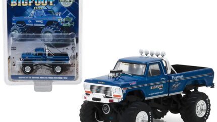 1974 Ford F-250 Bigfoot #1 Blue Diecast Model - Original Monster Truck 1/64 by Greenlight