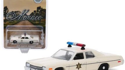 1975 Dodge Monaco Hazzard County Sheriff 1/64 Diecast Model by Greenlight - Hobby Exclusive