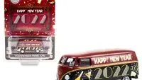 Volkswagen Panel Van 'Happy New Year 2022' Hobby Exclusive 1/64 Diecast Model by Greenlight