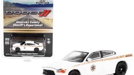 2011 Dodge Charger Pursuit Absaroka County Sheriff 1/64 Diecast Model by Greenlight
