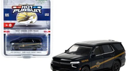 2021 Chevrolet Tahoe Police Pursuit Vehicle 1/64 Diecast - West Virginia State Police Hobby Exclusive by Greenlight