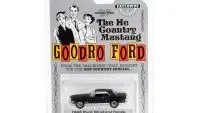 1967 Ford Mustang Stealth Matt Black 1/64 Diecast Model - Hobby Exclusive by Greenlight