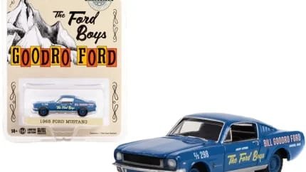 1965 Ford Mustang Fastback Blue 1/64 Diecast Model Car - Hobby Exclusive by Greenlight