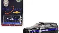 2022 Chevrolet Tahoe Police Pursuit Vehicle 1/64 Diecast Model - Tim Lally Chevrolet Exclusive by Greenlight