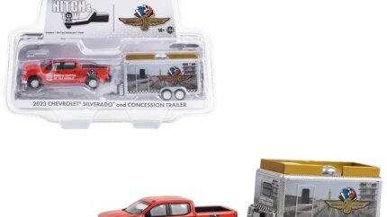 2023 Chevrolet Silverado Pickup Truck with Indycar Series Concession Trailer Hitch