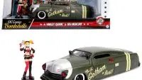1951 Mercury Matt Green Harley Quinn Diecast Model Car - DC Comics Bombshells by Jada 1/24