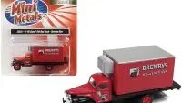 1941-1946 Chevrolet Reefer Truck 'Drewrys Ale' 1/87 Scale Model by Classic Metal Works