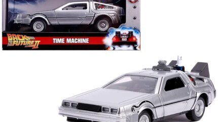 DeLorean DMC Time Machine Diecast Model - Back to the Future Part II Collectible by Jada