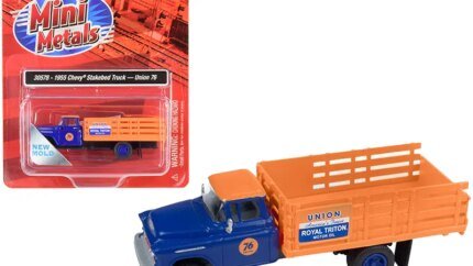 1955 Chevrolet Stakebed Truck Union 76 HO Scale Model - Classic Metal Works