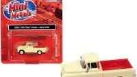 1955 Chevrolet Cameo Pickup Truck Ivory & Red 1/87 HO Scale Model by Classic Metal Works