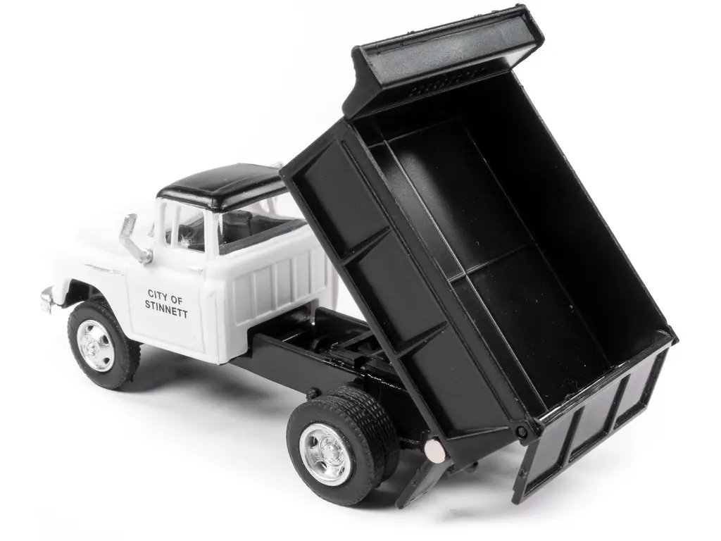1955 Chevrolet Dump Truck HO Scale Model – City of Stinnet Public Works by Classic Metal Works