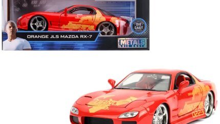 Experience Speed: Orange Julius' Iconic Mazda RX-7 from Fast & Furious