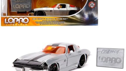 1963 Chevrolet Corvette Sting Ray Diecast Model - Jada 20th Anniversary Edition