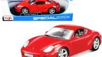 Red Porsche Cayman S 1/18 Diecast Model Car by Maisto - Premium Collectible