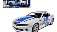 2010 Chevrolet Camaro RS SS Police 1/18 Diecast Model Car by Maisto - Detailed Interior & Exterior, Rubber Tires, Opening Hood & Doors