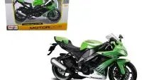 2010 Kawasaki Ninja ZX-10R Green 1/12 Diecast Model by Maisto - Perfect Collectible