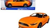 2015 Ford Mustang GT 5.0 Orange Metallic Special Edition 1/18 Diecast Model by Maisto