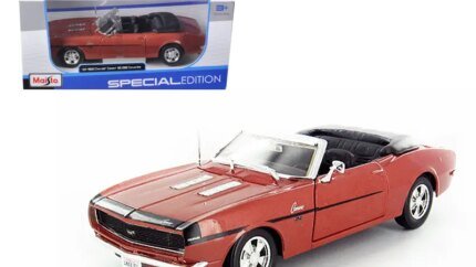 1968 Chevrolet Camaro SS 396 Convertible Bronze 1/24 Diecast Model by Maisto