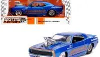 1969 Chevrolet Camaro 'Earthshaker' Candy Blue Diecast Model by Jada - Bigtime Muscle 1/24