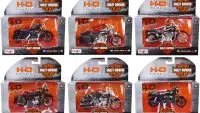 Harley-Davidson Series 41 1/18 Diecast Model Set – 6-Piece Collectible by Maisto