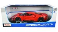 Buy 2017 Ford GT Red Special Edition 1/18 Diecast Model by Maisto - Black Wheels