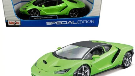 Buy the Stunning Lime Green Lamborghini Centenario 1/18 Diecast Model by Maisto