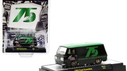Limited Edition 1963 Ford Econoline Van Diecast Model - Turtle Wax 75th Anniversary by M2 Machines