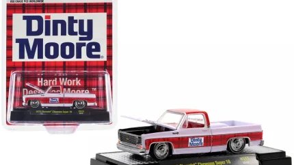 Limited Edition 1973 Chevrolet Cheyenne Super 10 Diecast Model - Dinty Moore 1/64 by M2 Machines