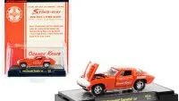 Limited Edition 1966 Chevrolet Corvette 427 Diecast Model - Schwinn Orange Krate Design by M2 Machines