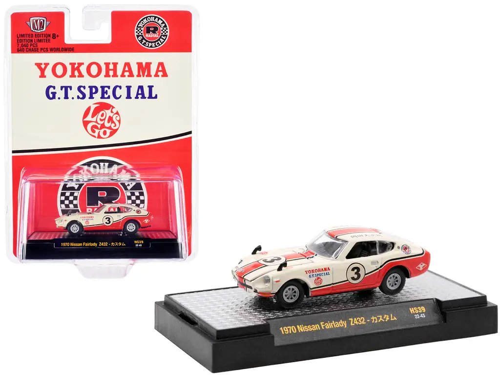 Limited Edition 1970 Nissan Fairlady Z432 RHD Diecast Model – 1/64 Scale by M2 Machine