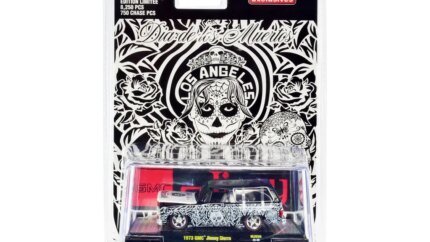 Limited Edition 1973 GMC Jimmy Sierra 'Dia De Los Muertos' 1/64 Diecast Model by M2 Machines