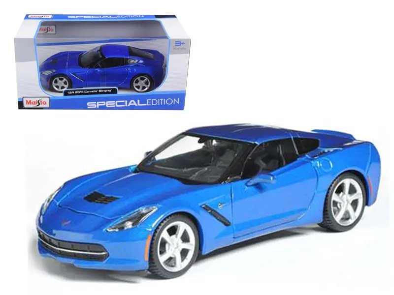 2014 Chevrolet Corvette C7 Coupe Blue 1/24 Diecast Model Car by Maisto – Perfect Collector’s Item