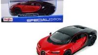 Exclusive Bugatti Chiron Sport 1/24 Diecast Model - Red & Black Special Edition by Maisto