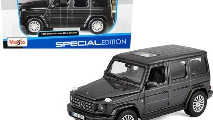 2019 Mercedes-Benz G-Class Dark Gray Metallic 1/25 Diecast Model Car with Sunroof by Maisto
