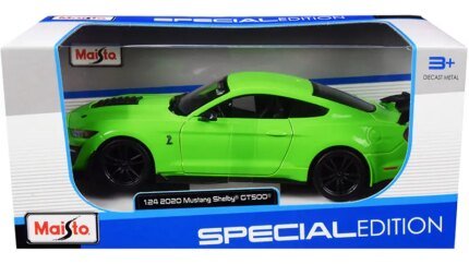 2020 Ford Mustang Shelby GT500 Bright Green 1/24 Diecast Model by Maisto