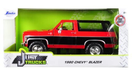 1980 Chevrolet Blazer K5 Diecast Model - Red & Black 1/24 by Jada 'Just Trucks