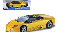 Stunning Yellow Lamborghini Murcielago Roadster 1/18 Diecast Model by Maisto