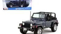 Jeep Wrangler Rubicon Deep Blue 1/18 Diecast Model Car by Maisto - Perfect Collectible for Enthusiasts